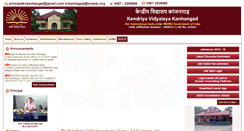 Desktop Screenshot of kvkanhangad.org
